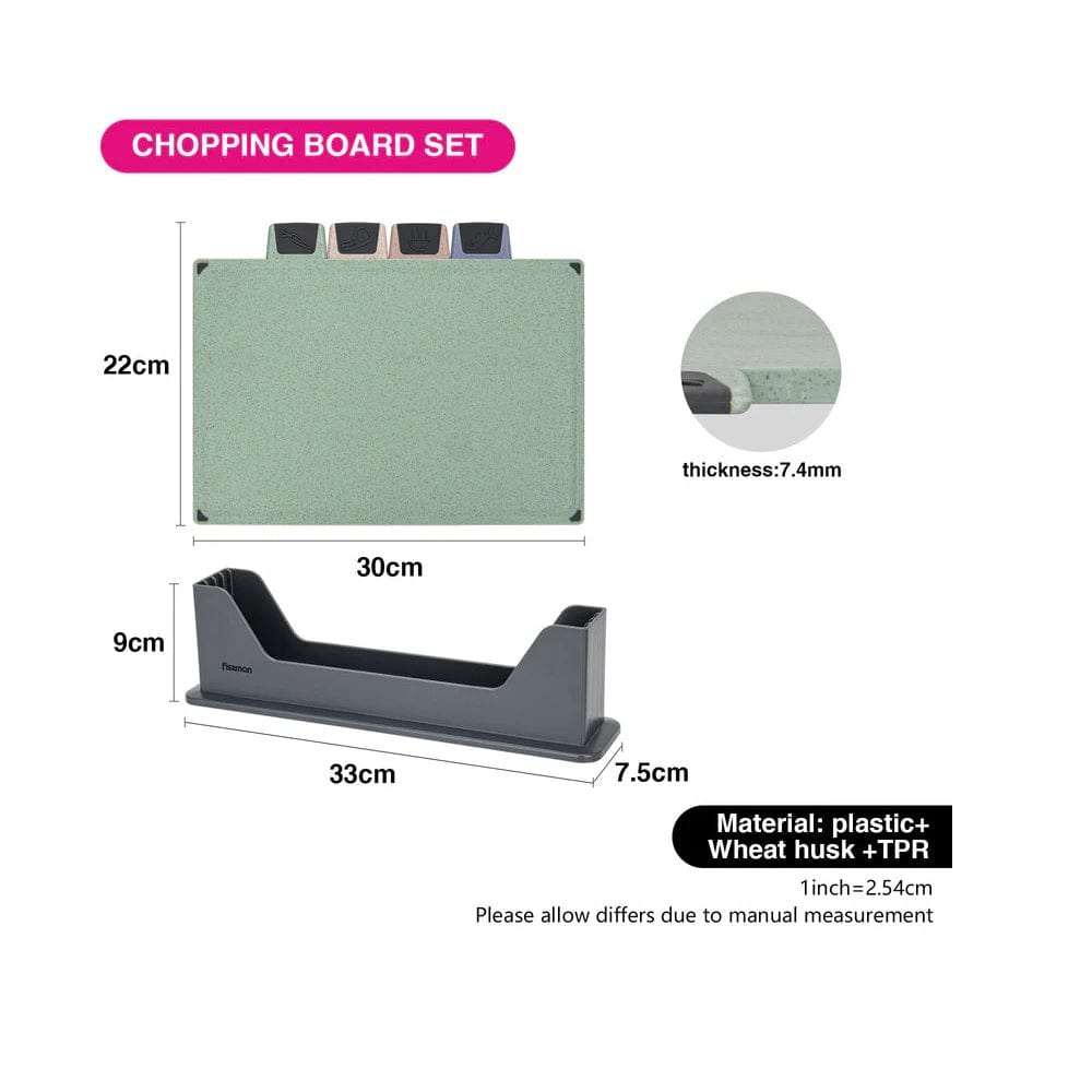 Fissman Home & Kitchen Index Chopping Board Set