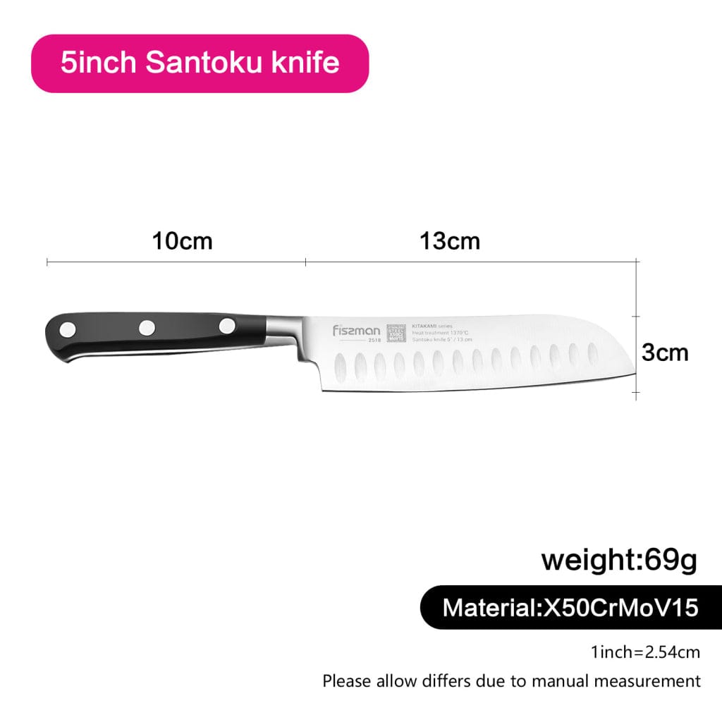 Fissman Home & Kitchen Kitakami 5" Santoku Knife