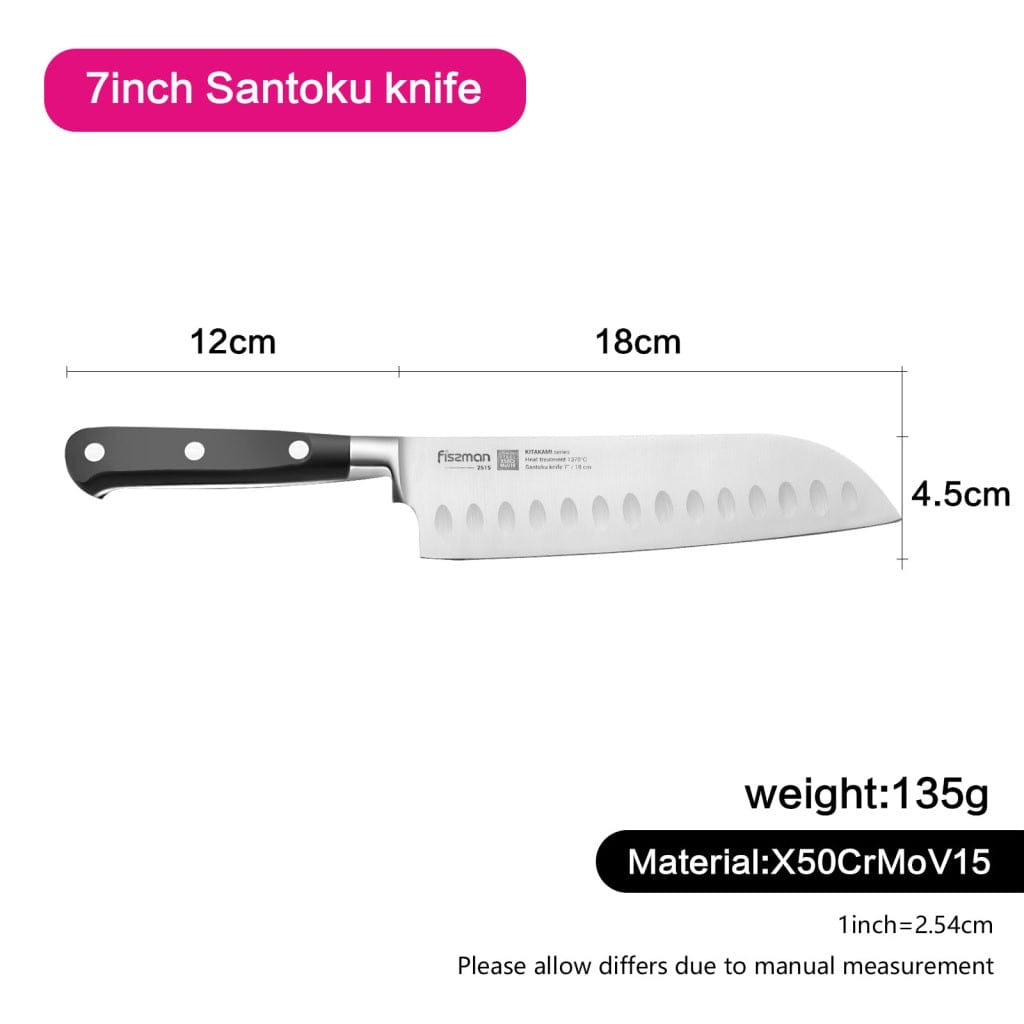 Fissman Home & Kitchen Kitakami 7" Santoku Knife