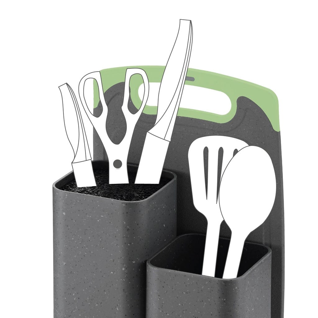 Fissman Home & Kitchen Knife And Utensil Organizer - Grey