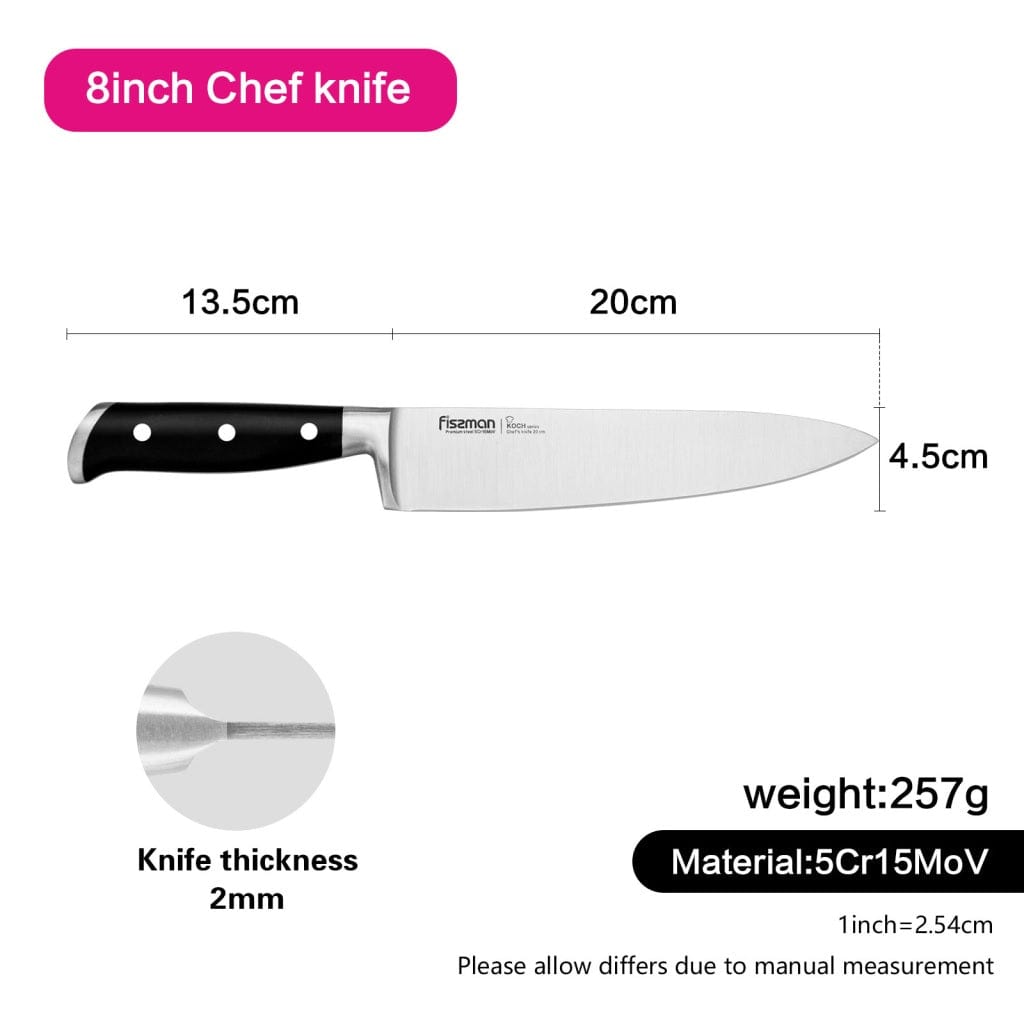 Fissman Home & Kitchen Koch 8" Chef's Knife