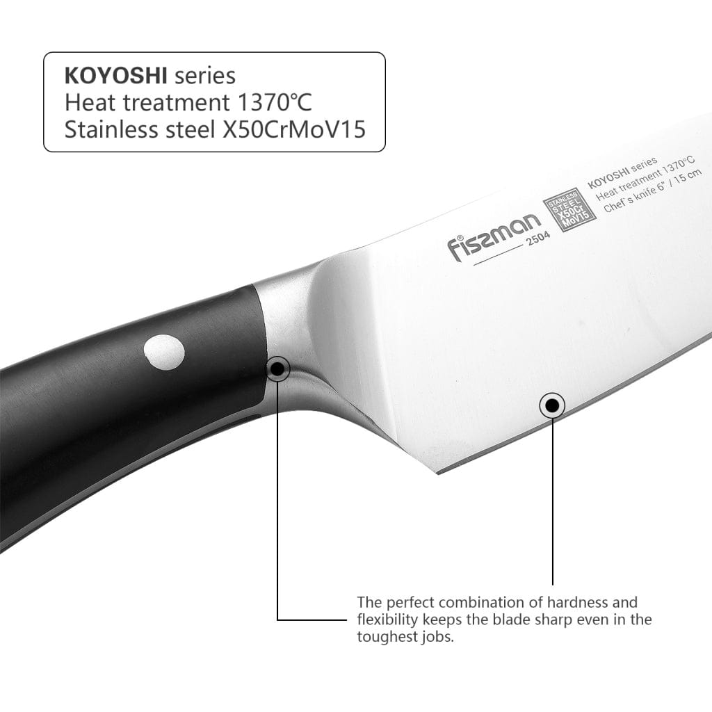 Fissman Home & Kitchen Koyoshi 6" Chef`s Knife