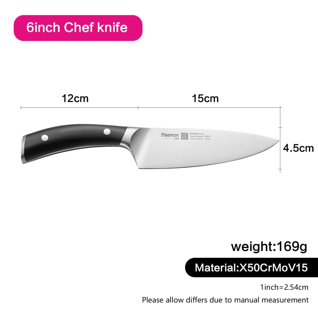 Fissman Home & Kitchen Koyoshi 6" Chef`s Knife