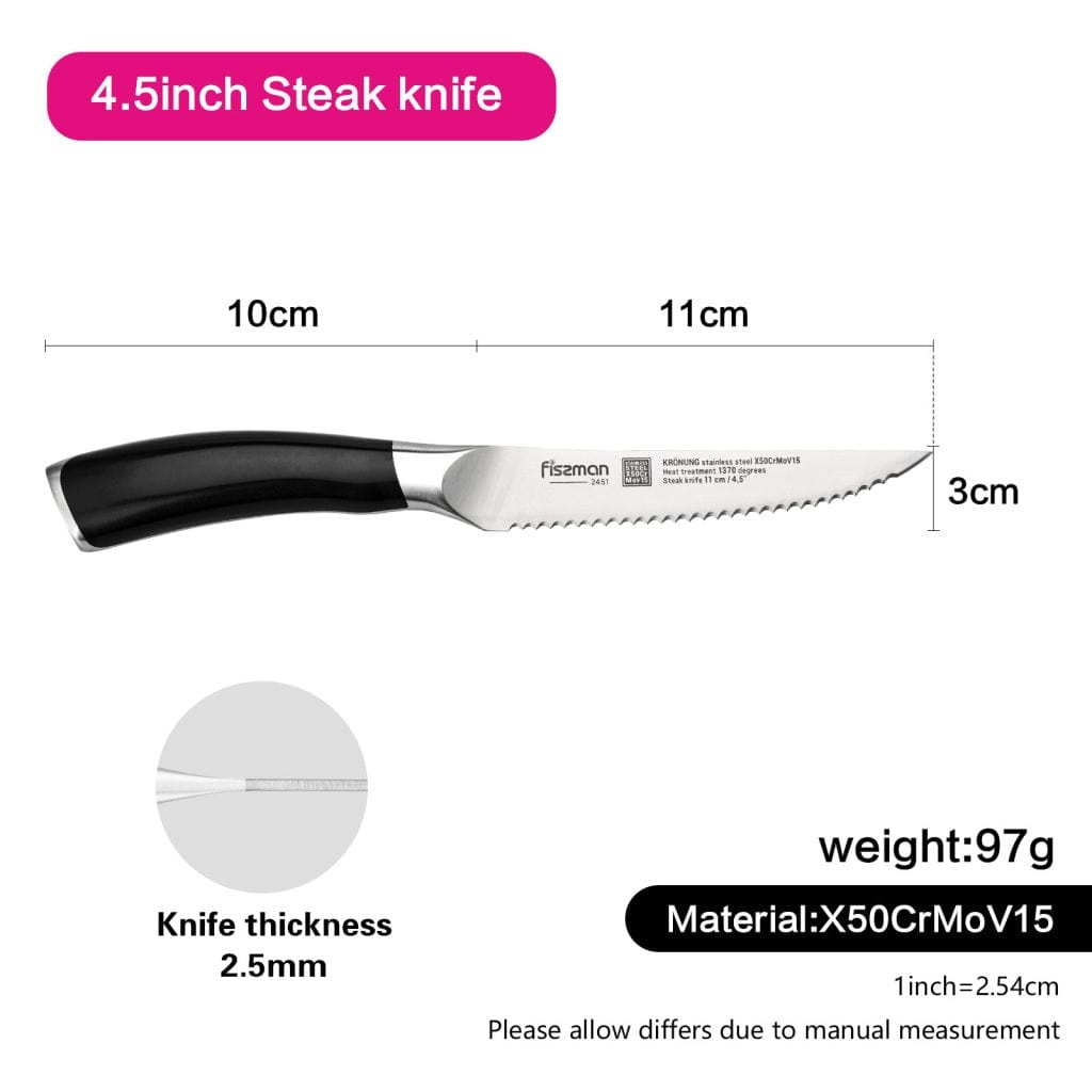 Fissman Home & Kitchen Kronung 4.5'' Steak Knife