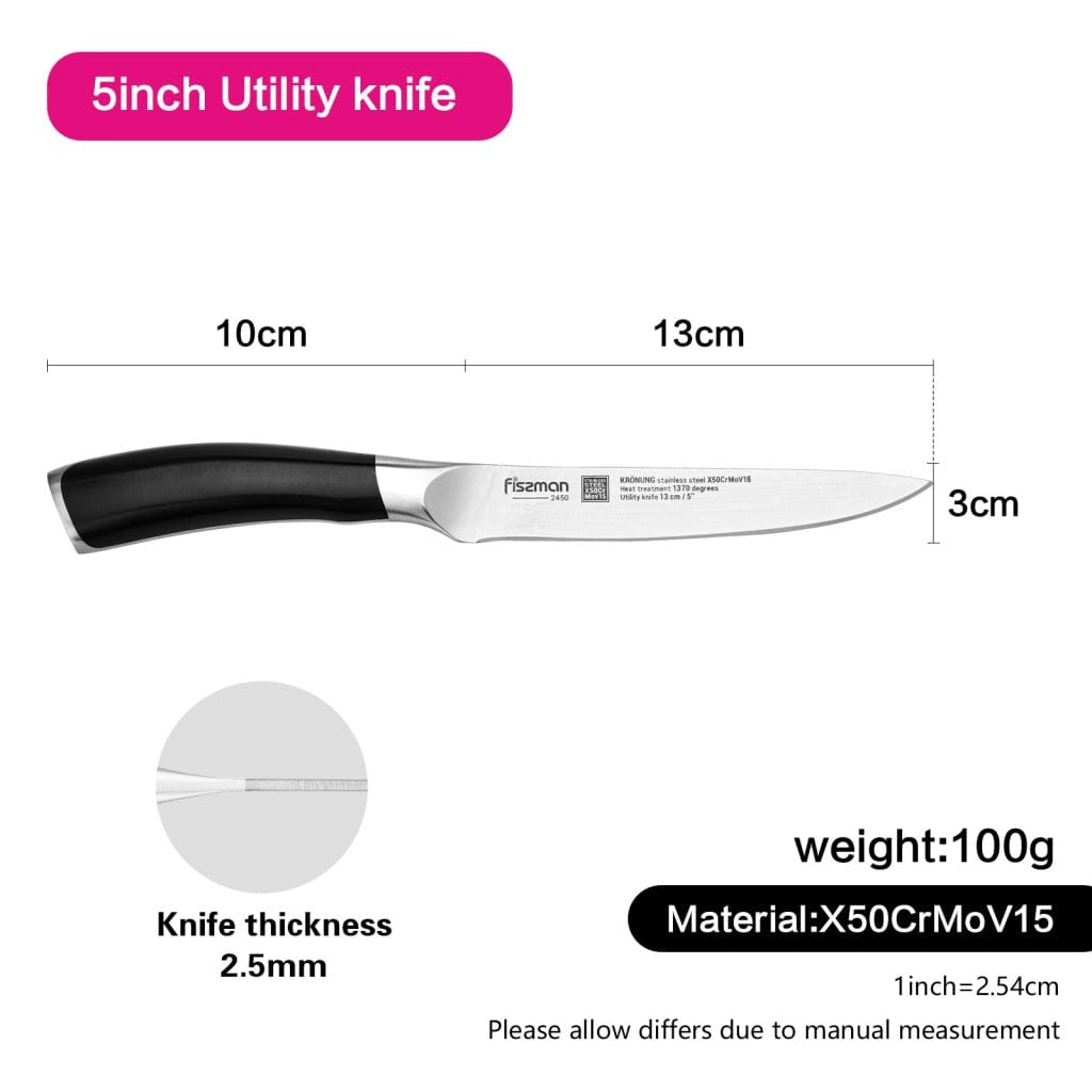 Fissman Home & Kitchen Kronung 5'' Utility Knife