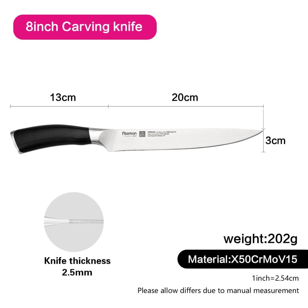 Fissman Home & Kitchen Kronung 8'' Carving Knife