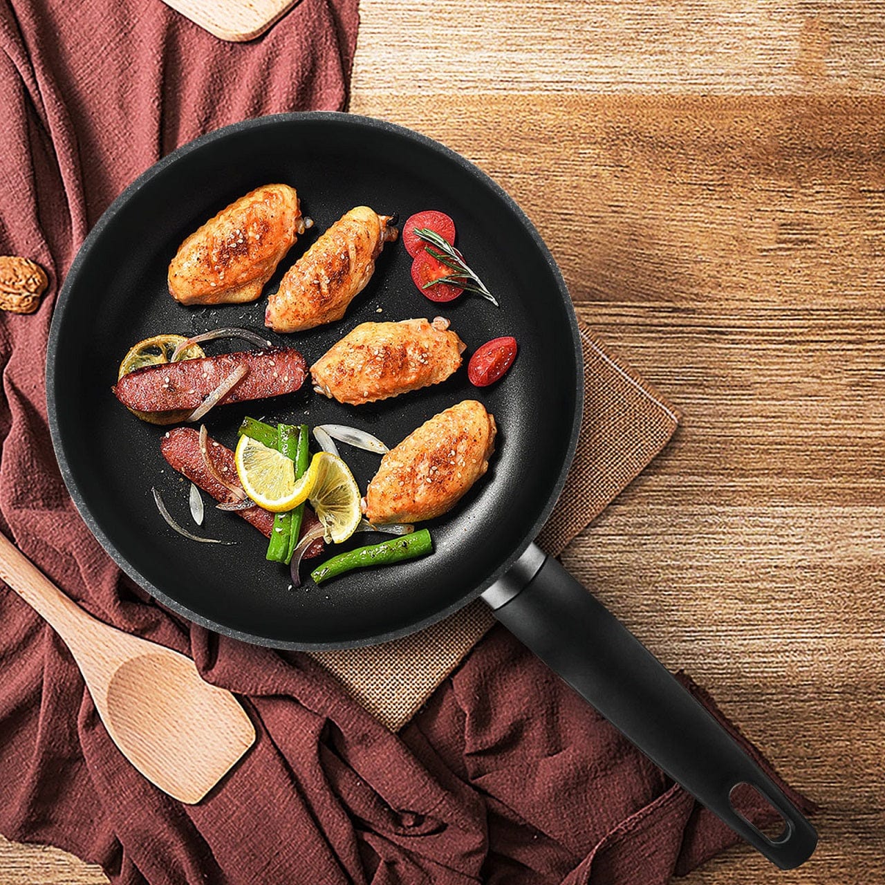 Fissman Home & Kitchen Lilou Deep Frying Pan