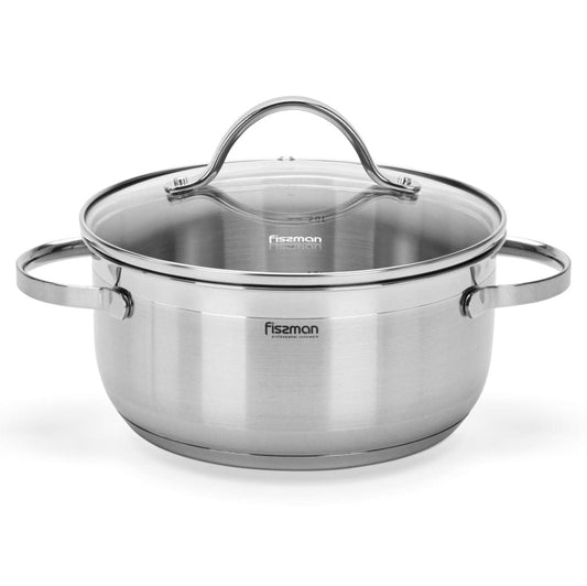 Fissman Home & Kitchen Luminosa Saucepan With Glass Lid