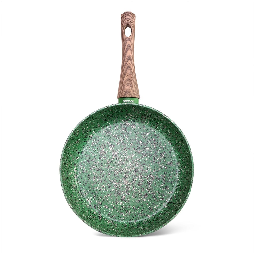 Fissman Home & Kitchen Malachite Deep Frying Pan 24cm