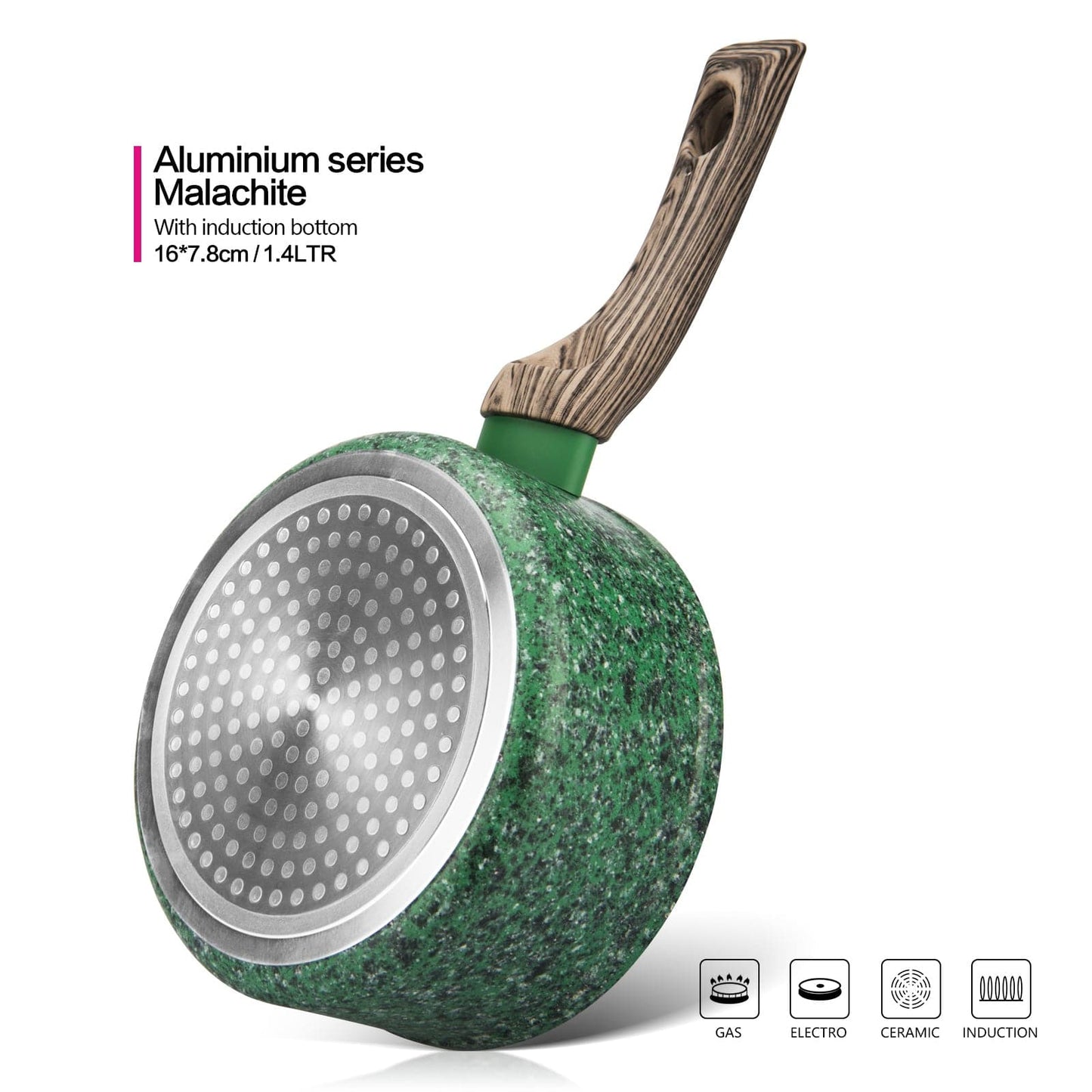 Fissman Home & Kitchen Malachite Sauce Pan 16cm