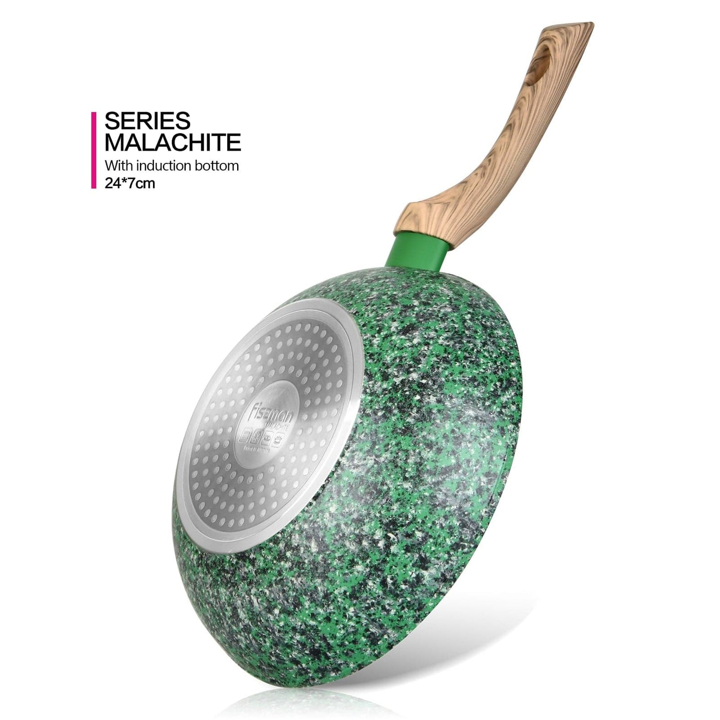 Fissman Home & Kitchen Malachite Wok 24cm