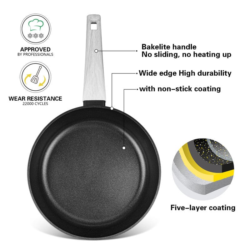 Fissman Home & Kitchen Mira Deep Frying Pan 24cm