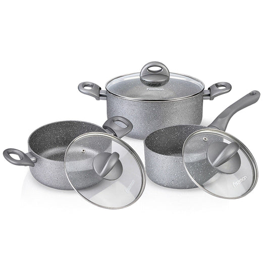 Fissman Home & Kitchen Moon Stone Cookware Set