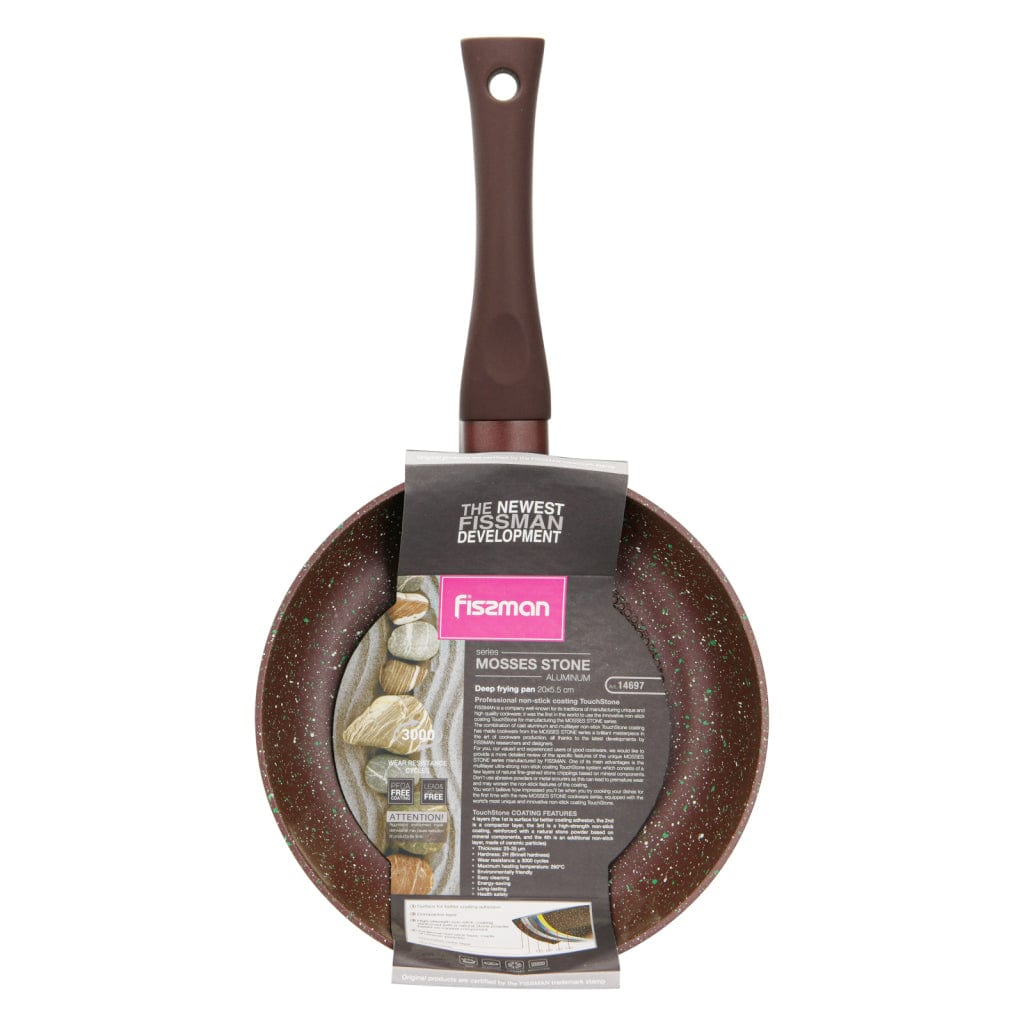 Fissman Home & Kitchen Mosses Stone Deep Frying Pan 20cm