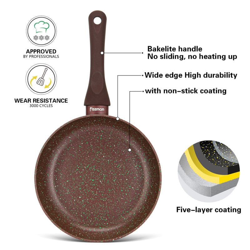 Fissman Home & Kitchen Mosses Stone Frying Pan 24cm