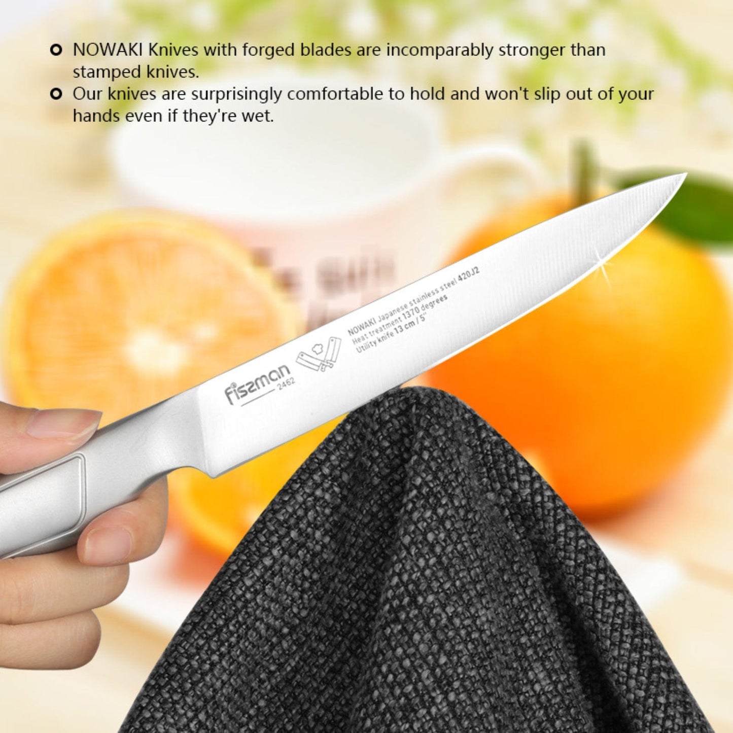 Fissman Home & Kitchen Nowaki 5" Utility knife