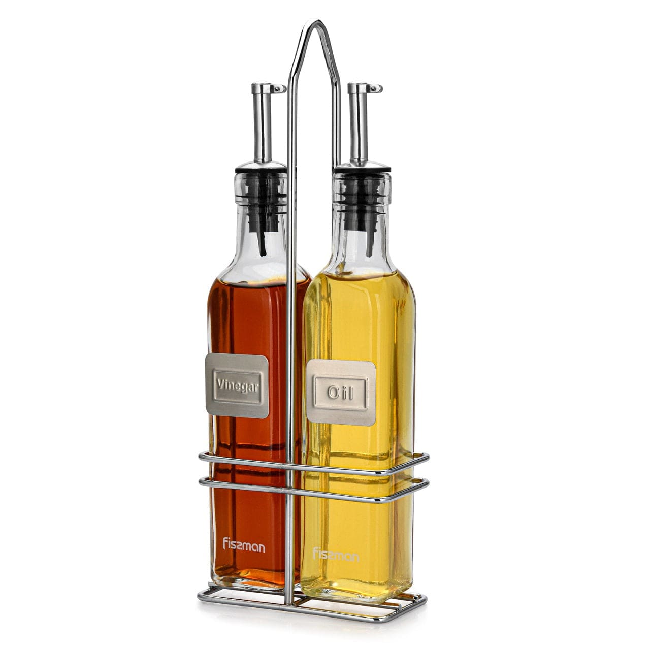 Fissman Home & Kitchen Oil & Vinegar Glass Bottle Set