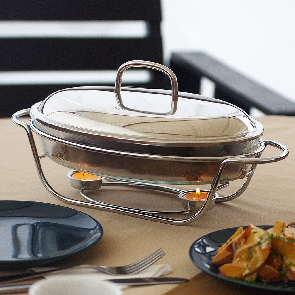 Fissman Home & Kitchen Rectangular Chafing Dish
