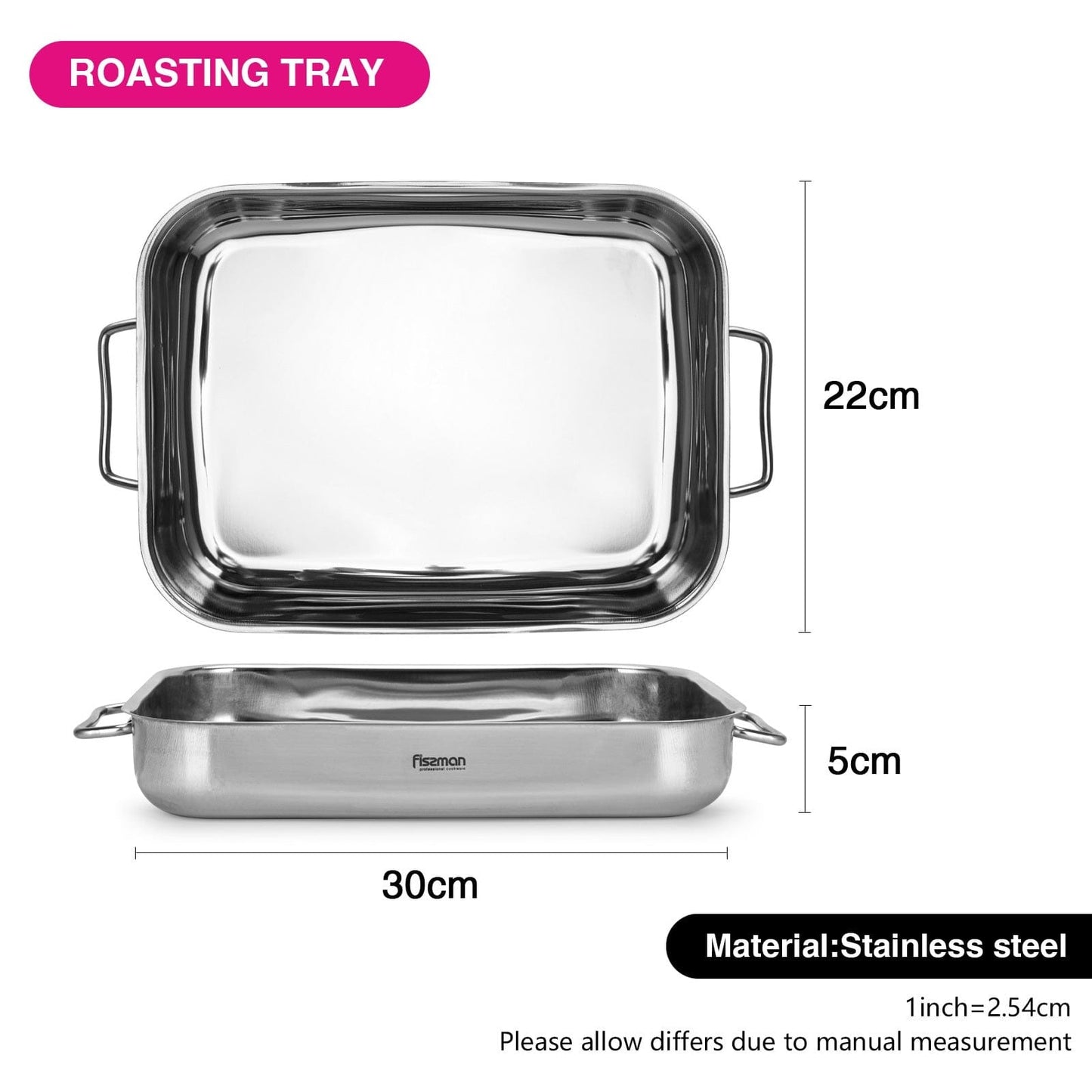 Fissman Home & Kitchen Roaster Tray 30cm