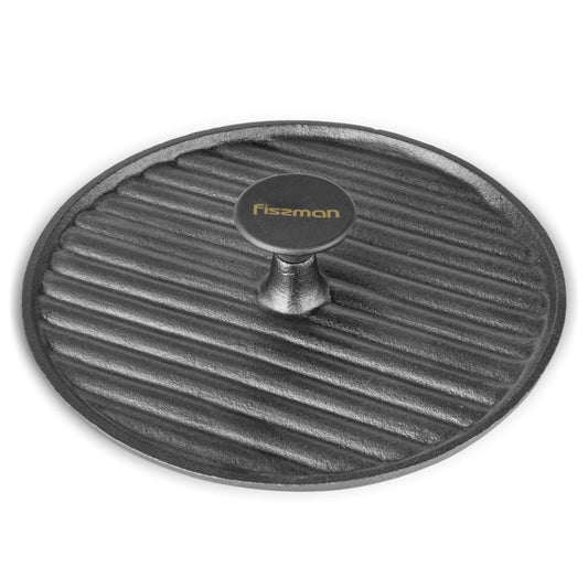 Fissman Home & Kitchen Round Grill Press With Bakelite Knob - 24cm