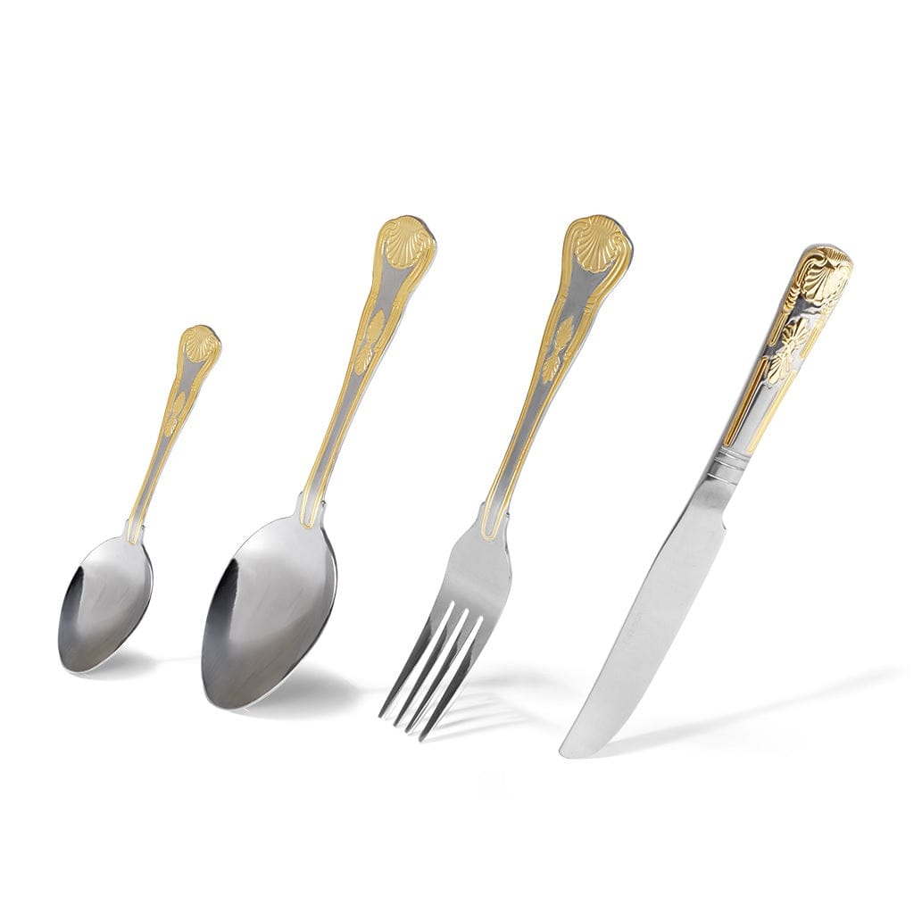 Fissman Home & Kitchen Rousse Golden Cutlery Set