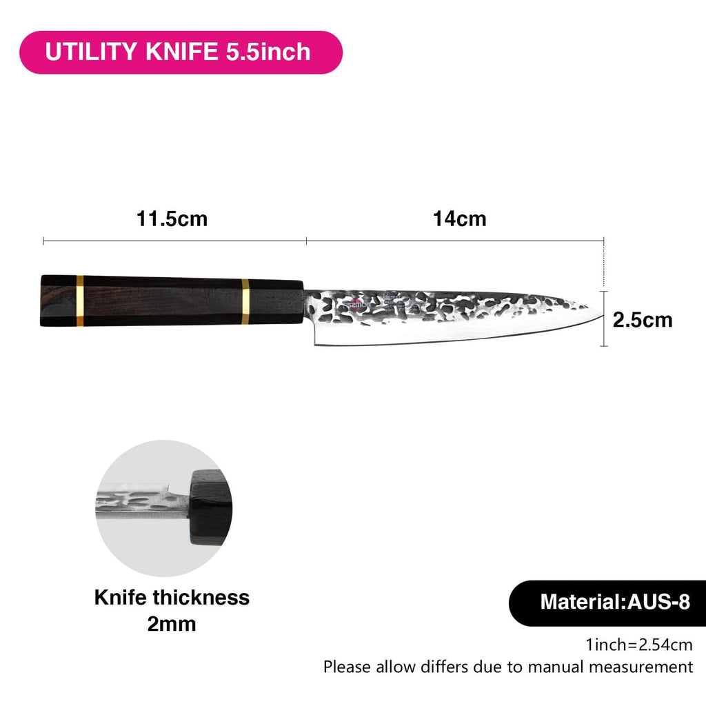 Fissman Home & Kitchen Samurai Bokuden 5.5" Utility Knife