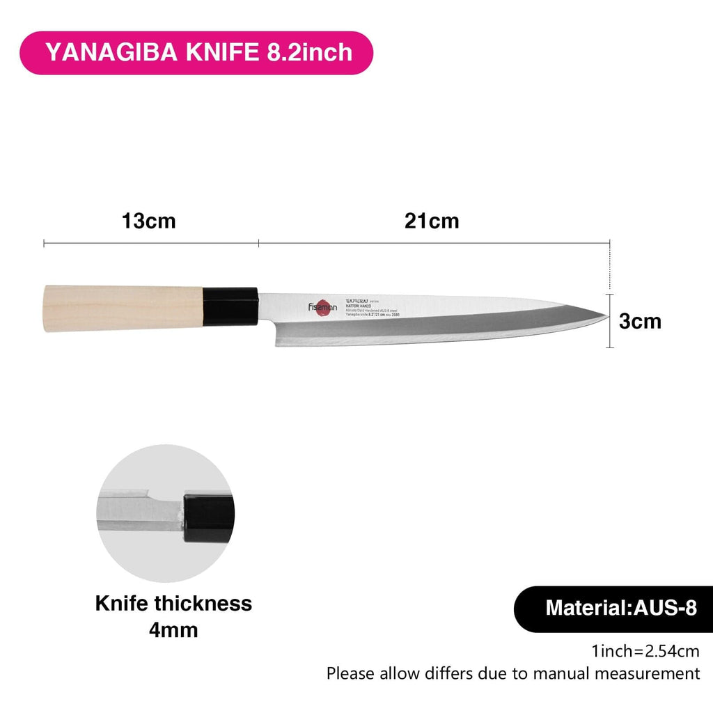 Fissman Home & Kitchen Samurai Hanzo 8.2" Yanagiba Knife