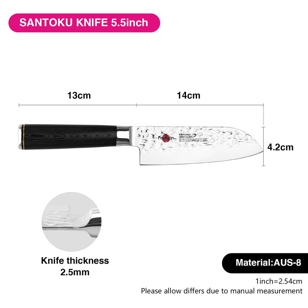 Fissman Home & Kitchen Samurai Kojiro 5.5" Santoku Knife
