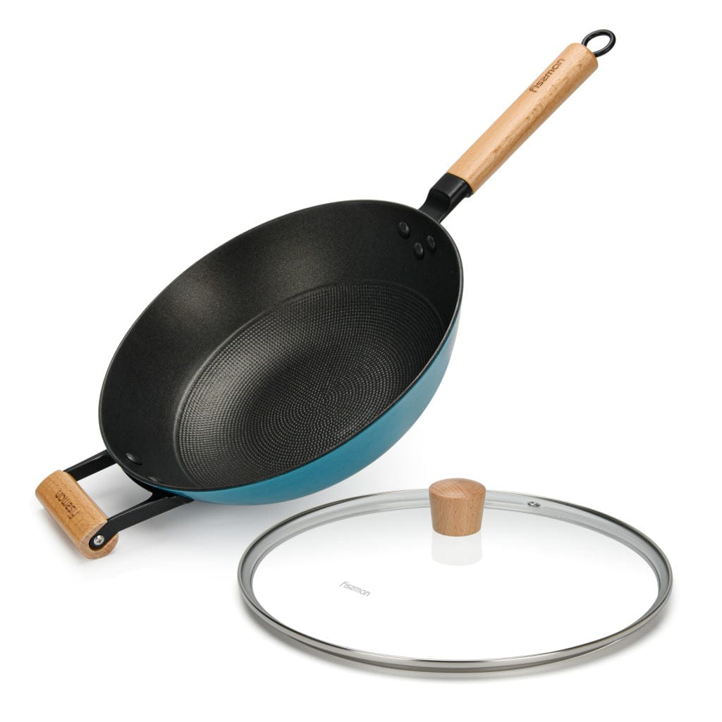 Fissman Home & Kitchen Seagreen Wok 30cm