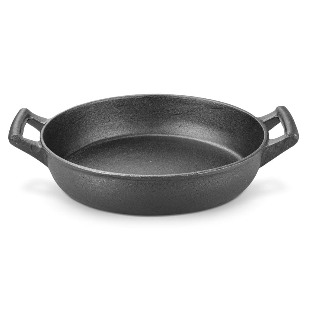 Fissman Home & Kitchen Shallow Casserole Cast Iron Black 30cm