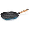 Fissman Home & Kitchen Square Grill Pan With Wooden Handle