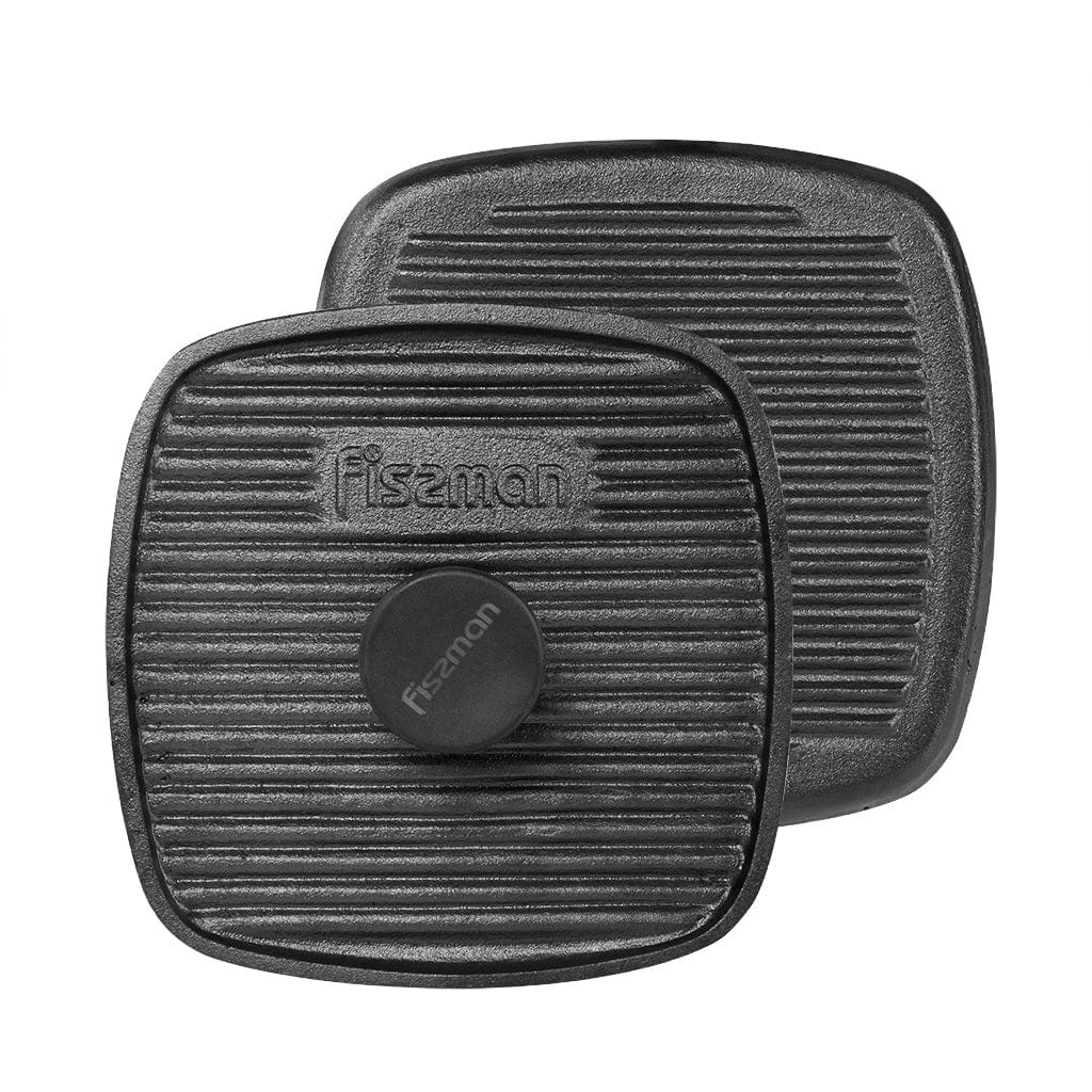 Fissman Home & Kitchen Square Grill Press With Bakelite Knob