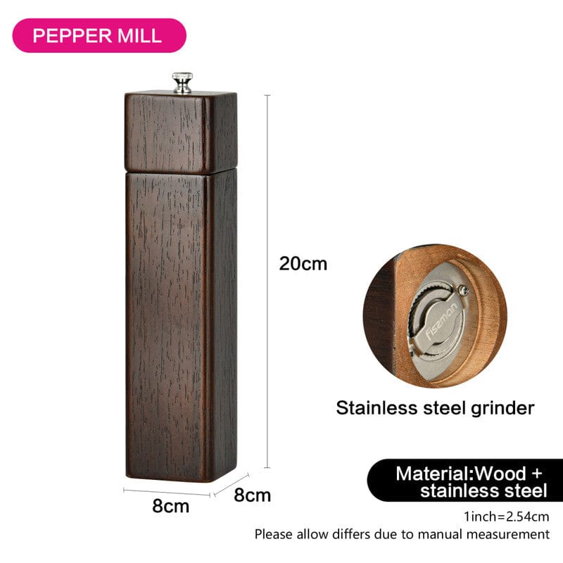 Fissman Home & Kitchen Square Pepper Mill 21.5cm