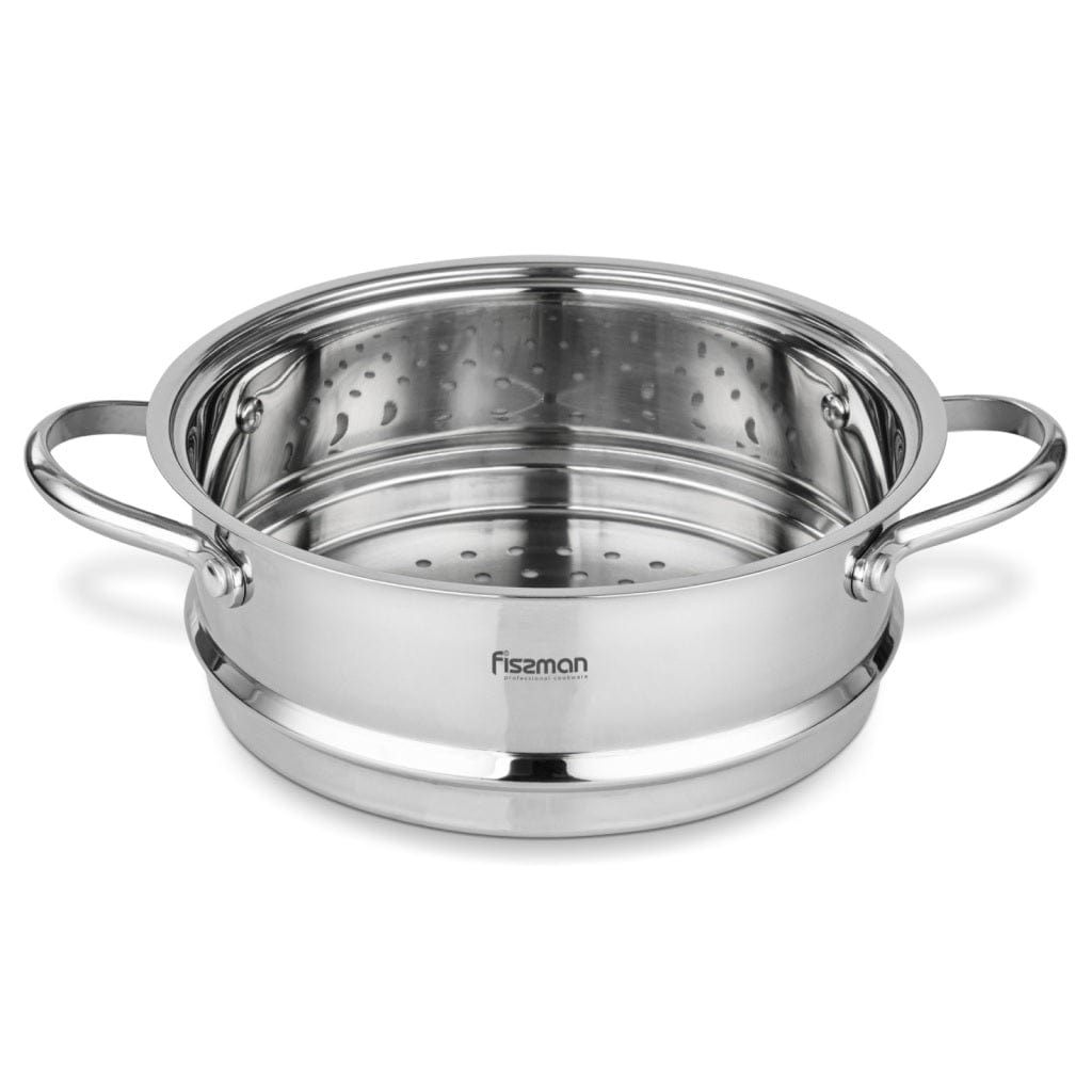 Fissman Home & Kitchen Stainless Steel Steamer Insert With Two Side Handles 20cm