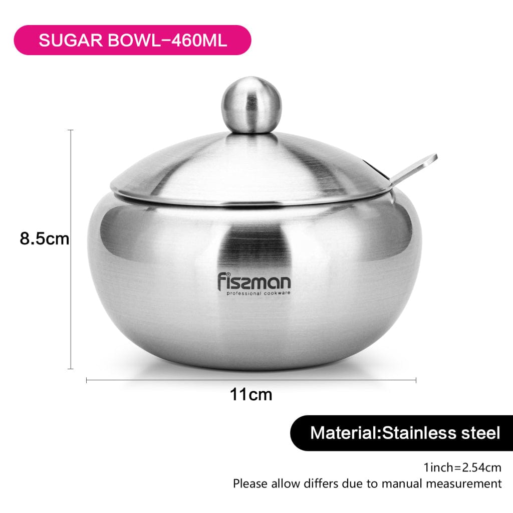 Fissman Home & Kitchen Sugar Bowl 460ml