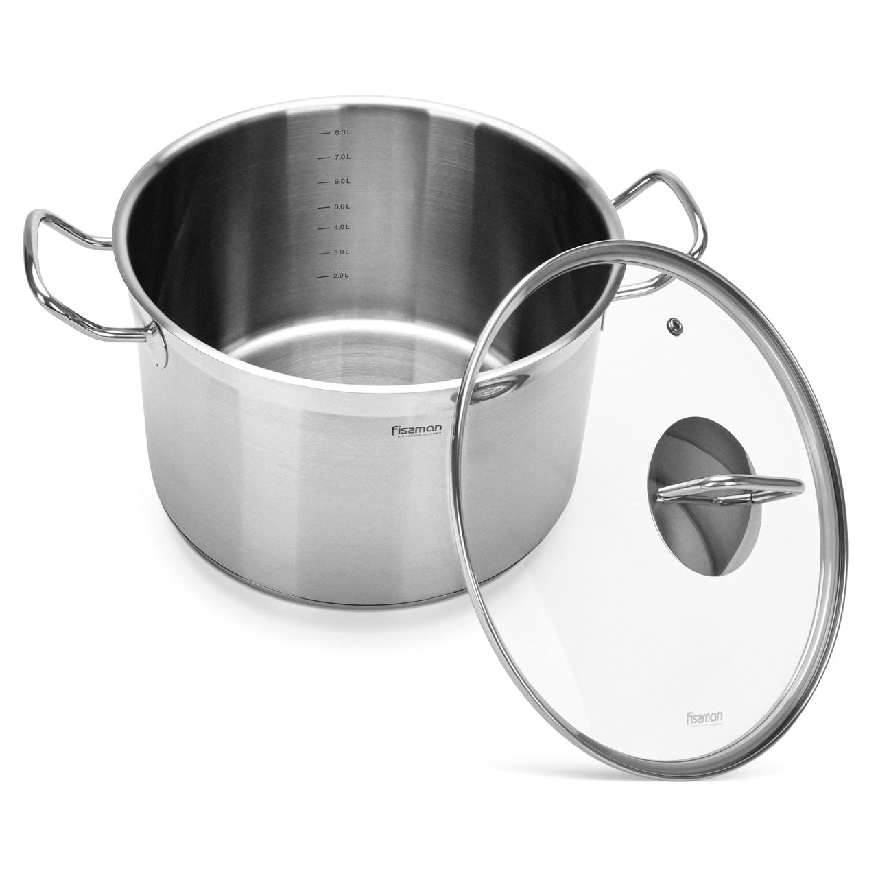 Fissman Home & Kitchen Tahara StockPot 24cm With Glass Lid