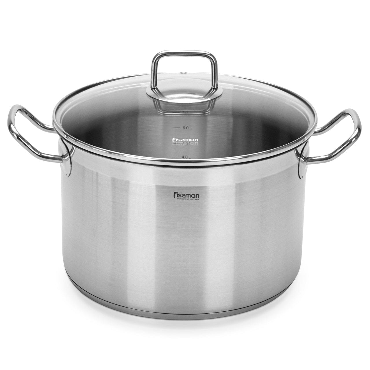 Fissman Home & Kitchen Tahara StockPot 26cm With Glass Lid