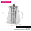 Fissman Home & Kitchen Tea Pot 950ml With Stainless Steel Filter (Borosilicate Glass)