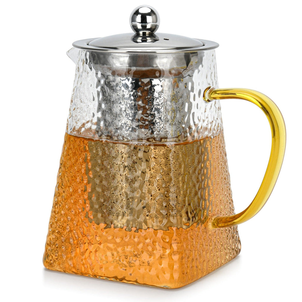 Fissman Home & Kitchen Tea Pot With Stainless Steel Filter (Borosilicate Glass) 700ml
