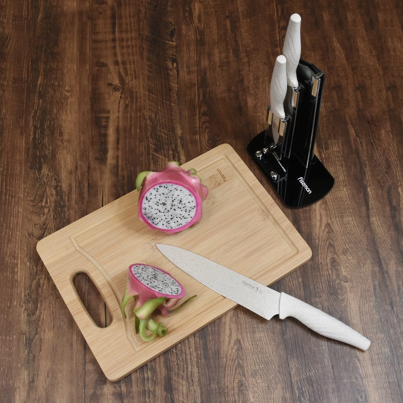 Fissman Home & Kitchen Yumi Knife Set with Acrylic Stand