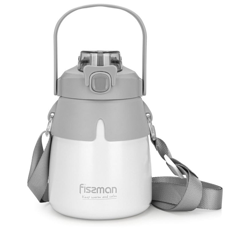 Fissman Outdoor Double Wall Vacuum Flask 800ml - Gray
