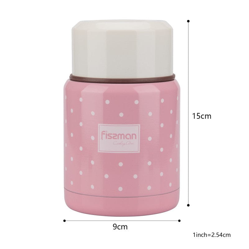 Fissman Outdoor Double Wall Vacuum Food Jar - Pink