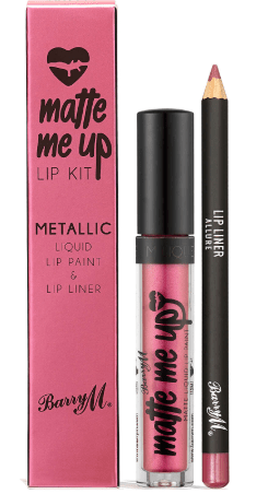 Barry M Cosmetics Matte Me Up Metallic Lip Kit (Various Shades)