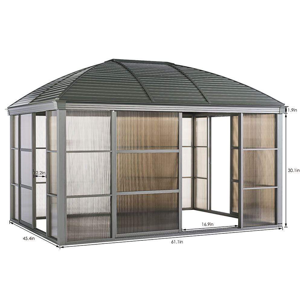 Flitit Danube Montero House Gazebo with Sliding Doors (Prepaid Only)