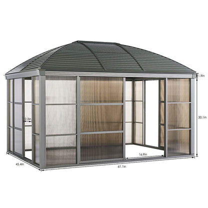 Flitit Danube Montero House Gazebo with Sliding Doors (Prepaid Only)