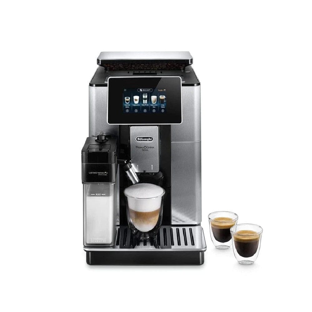 flitit De'Longhi Primadonna Soul Fully Automatic Coffee Machine Metal Blk - ECAM610.75.MB