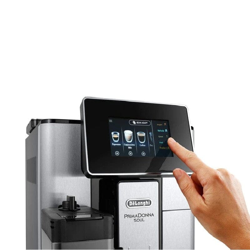 flitit De'Longhi Primadonna Soul Fully Automatic Coffee Machine Metal Blk - ECAM610.75.MB