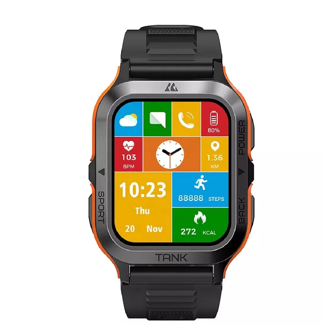 flitit Kospet Tank M2 Orange Watch