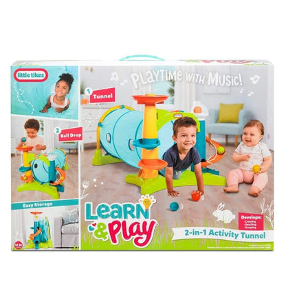 flitit Little Tikes 2-in-1 Activity Tunnel