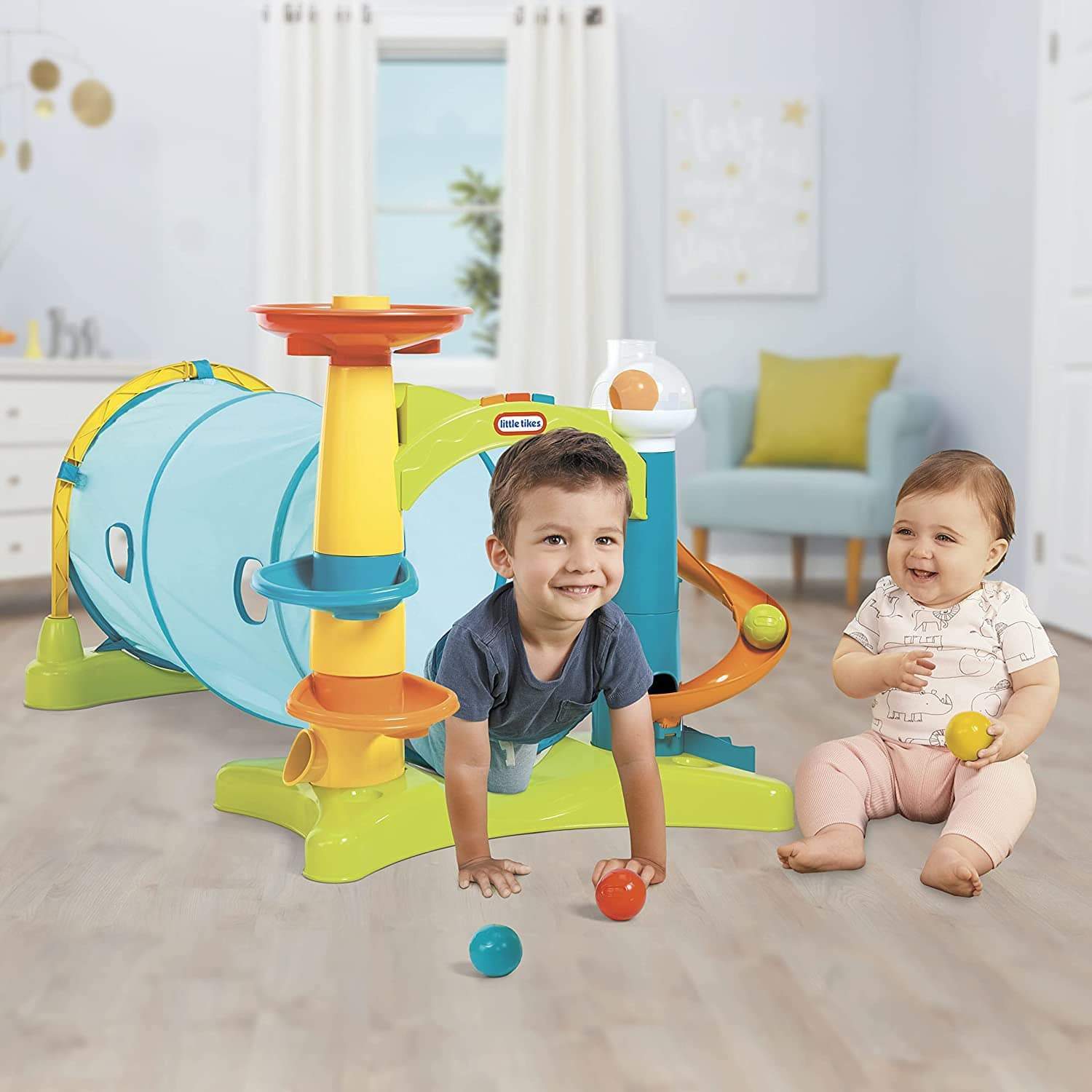 flitit Little Tikes 2-in-1 Activity Tunnel